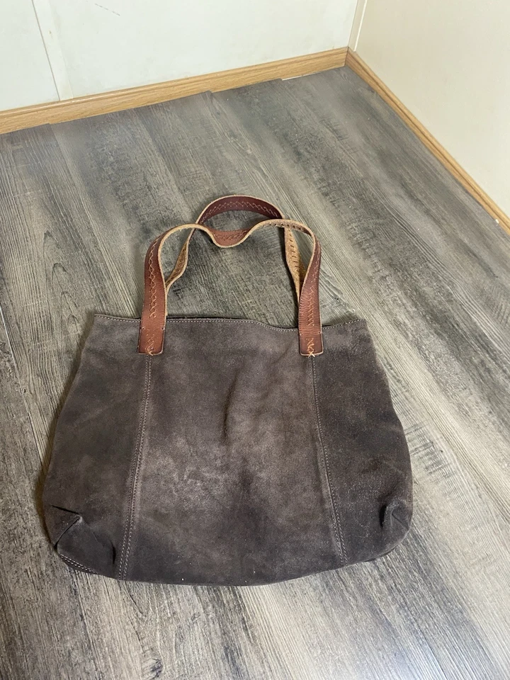 Timberland Bolso de Mano Gamuza Cuero Bolso de Hombro Mujeres Leer Foto 3 de 4