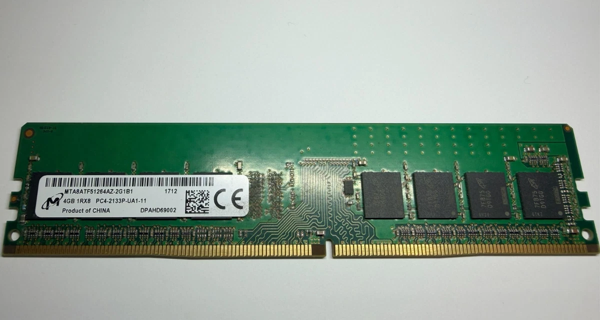 Micron DDR4 SDRAM 4 GB Total Capacity Memory (RAM) for sale | eBay