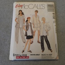 McCall’s 8132 Women’s Lounge Set Pattern Size 14-18 UNCUT – Easy Dressing Down