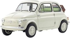 Kyosho Original 1/18 Fiat NUOVA 500 with Accessories (White) KS08966WA