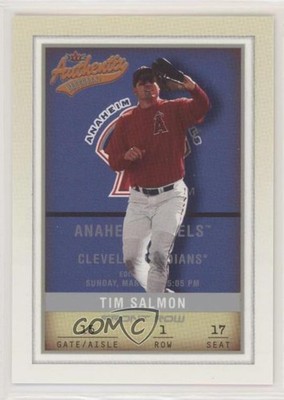 2002 Fleer Authentix Front Row 87/150 Tim Salmon #119 0a4v