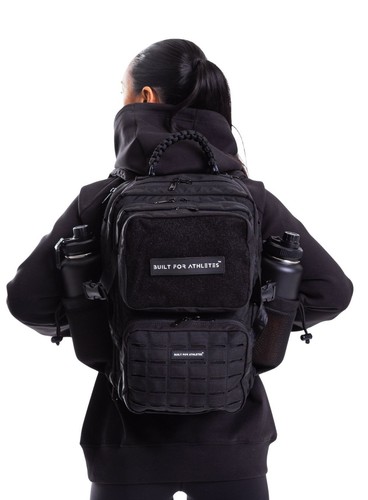 Built For Athletes Pro Fitnessrucksack 25L wasserdichte Fächer schwarz Tasche - Bild 9 von 16