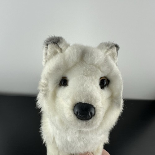 Douglas Snow Queen Arctic Fox White Gray Husky Plush Realistic 1893 12" - Picture 6 of 8