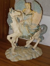 Angel On A Horse Figurine Pastels Collection by Young’s Inc.