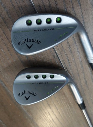 Callaway MD3 Milled W-Grind 58° & 60° Wedges Golfschläger Set Dynamic Gold Stahl 