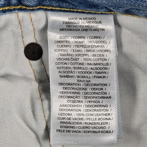 Ralph Lauren Polo Hampton Relaxed Straight Jeans Herren 36x30,5 Blau Denim MÄNGEL - Bild 18 von 20