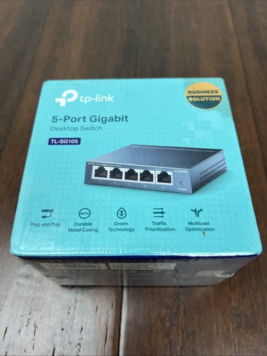 TP-Link Business Solution 5-Port Gigabit Desktop Switch TL-SG105 - Afbeelding 1 van 22