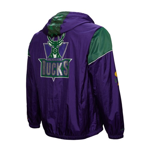 Unisex Mitchell & Ness Purple Milwaukee Bucks Hardwood Classics Team OG 3.0 - Picture 6 of 7