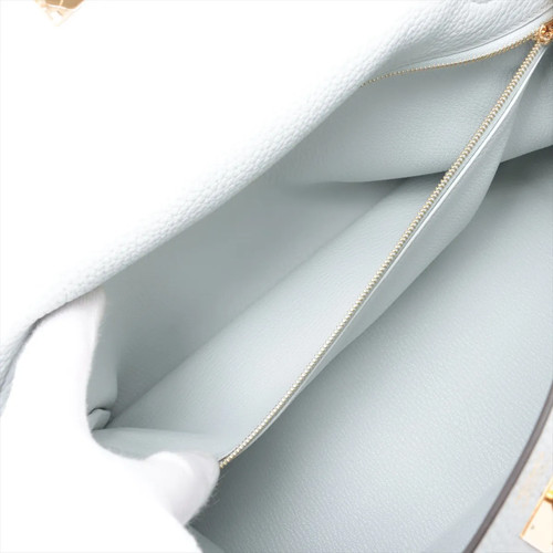Hermès Kelly 32 Taurillon Clemence Bleu Brume Gold Metal Fittings Y: 2020 - Picture 9 of 16