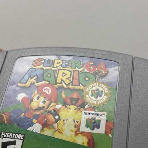 Super Mario Nintendo 64 N64 Authentic Cleaned Tested Players Choice Variant -2 - Picture 4 of 11