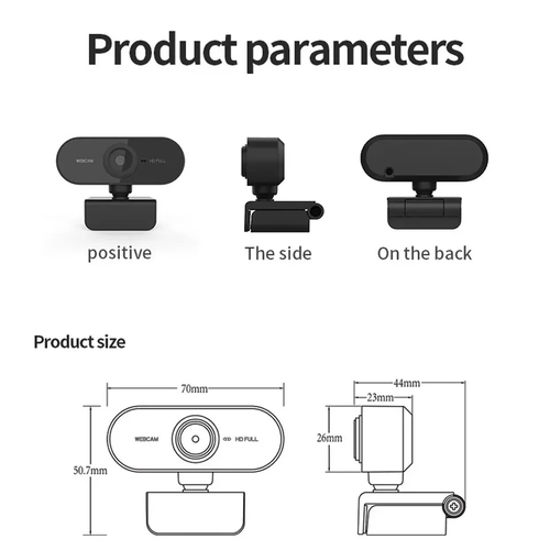 Full HD 1080P Webcam USB AutoFocus Web Camera With Microphone For PC Laptop UK - 第 10/10 張圖片