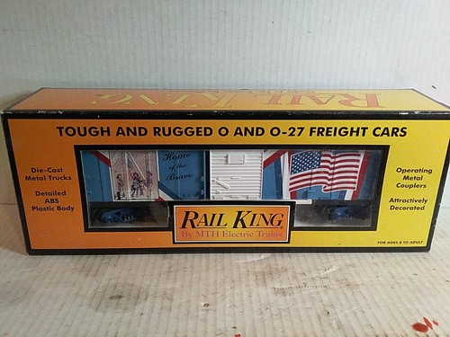 MTH 30-74088 Ground Zero Spirt Flag Raising Box Car  New - Picture 1 of 5