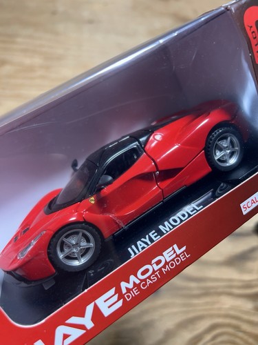 Modellino auto Ferrari JIAYE 1:32 pull back con luce sonora corpo in metallo pressofuso ROSSO - Foto 16 di 16