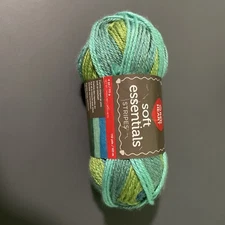 Red Heart Soft Essentials Stripes color JUNGLE STRIPE