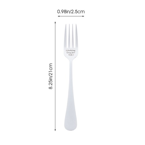 Tenedor de acero inoxidable 2 piezas tenedores de cena mesa aperitivo hombre servir - Imagen 2 de 12