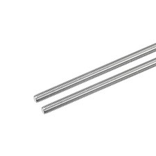 Fully Threaded Rod M6 x 170mm 1mm Pitch 304 Stainless Steel Right Hand 2 Pcs