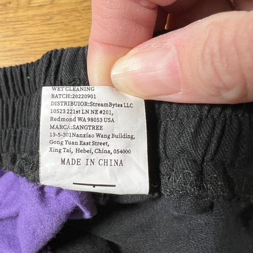 Sangtree Damen Color Block Baggy Cargo Jogginghose Größe 2XL Streetwear Skater - Bild 7 von 7