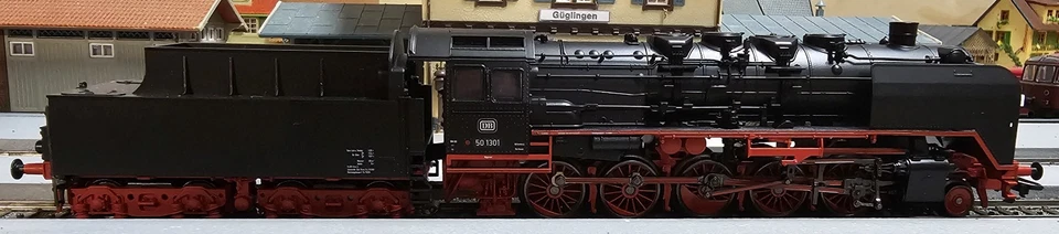 Märklin H0 37844 Dampflok BR 50 DB Hindenburg-Damm Digital in OVP - Bild 2 von 4