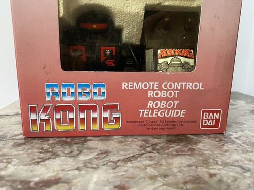 RARO ROBOT ROBO KONG TELECOMANDATO NUOVO IN SCATOLA MAI GIOCATO BANDAI 1985! - Foto 3 di 8