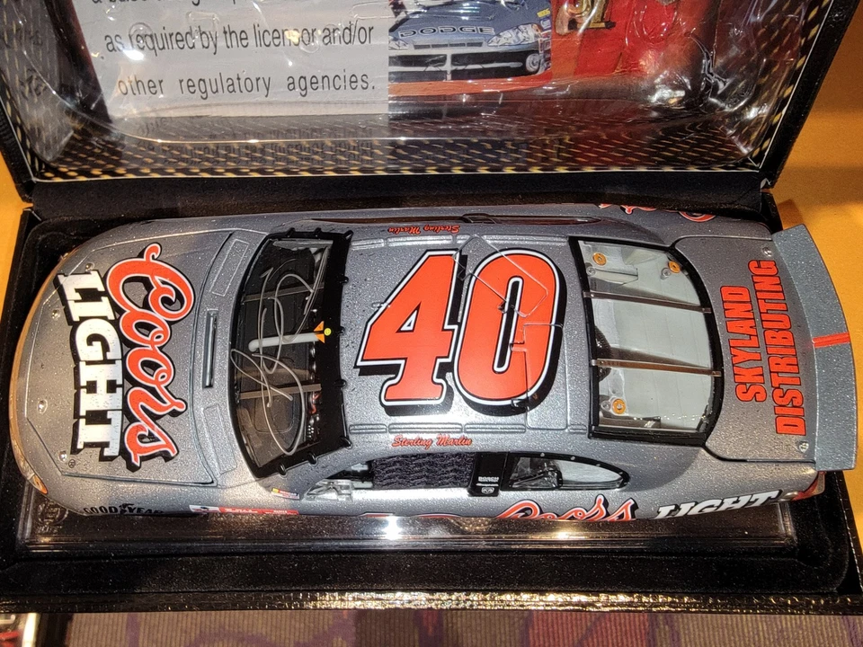 Jamie McMurray #40 Coors Light 2002 autografiado élite 1:24 - primera victoria en la copa Foto 4 de 4