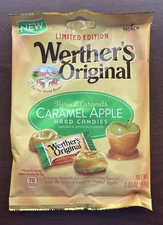 2 Bags Werther's Original Caramel Apple Hard Candies free shipping