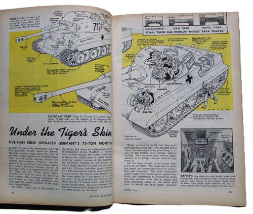 POPULAR SCIENCE MAGAZINE JUNE 1945 WWII VINTAGE - SECRETS OF NORDEN BOMBSIGHT - Picture 6 of 10