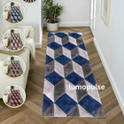 Thick Shaggy Hallway Runner Rug – Long Bedroom Beside Carpet & Door Mat