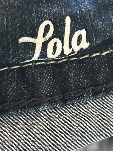 Hydraulic Lola Damen Jeans Gr. 18 Blau Dark Wash Capri Bootcut Stretch Stickerei - Bild 7 von 8