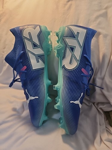 Puma Herren Future 7 Match FG/AG Stollen Blau Fußball Football 10793101 Brandneu - Bild 4 von 5