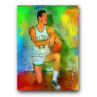 John Havlicek #10 Art Card Limited 33/50 Edward Vela Signed (Boston Celtics)