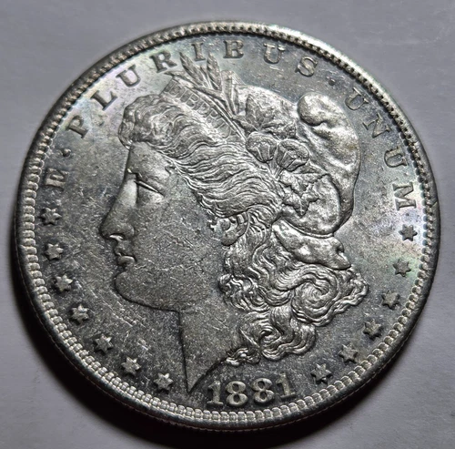 1881-S MORGAN $1 Dollar 90% Silver Coin ~ Original AUnc-BUnc ~ Prooflike Fields