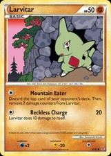 Larvitar (50/95) [HeartGold & SoulSilver: Unleashed] Heavily Played