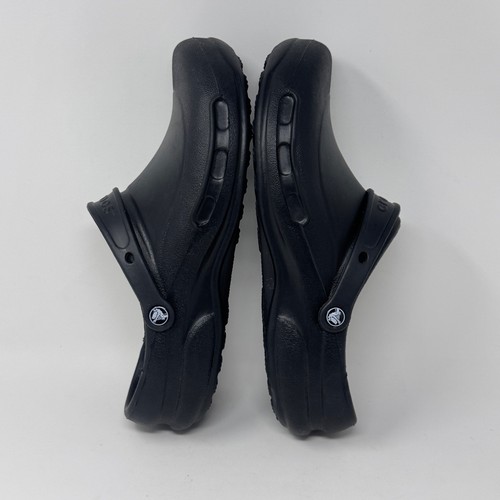 Crocs Bistro Black Clogs Men's Size 13 - Picture 7 of 8