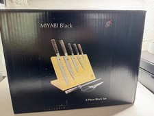 Miyabi Black 5000MCD67 8-pc Knife Block Set.