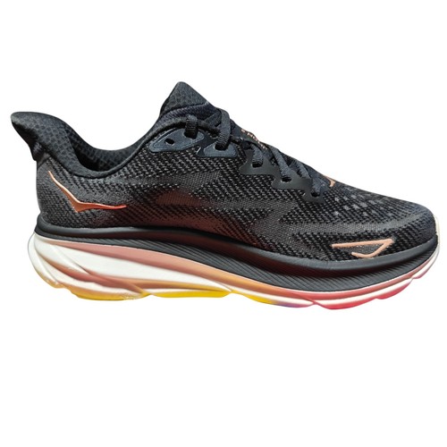 HOKA One One Clifton 9 Black / Rose Gold 1127896 BRGL Women's Size 7B - Picture 8 of 13