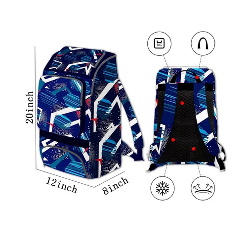 Custom Baseball Backpack Gym Bag Personalized Team Bag Custom Sports Bag - Picture 10 of 10