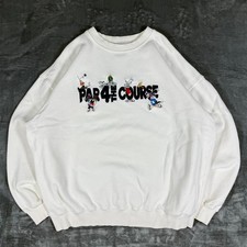 Y2K Par 4 The Course Warner Bros White Sweatshirt - size 2XL