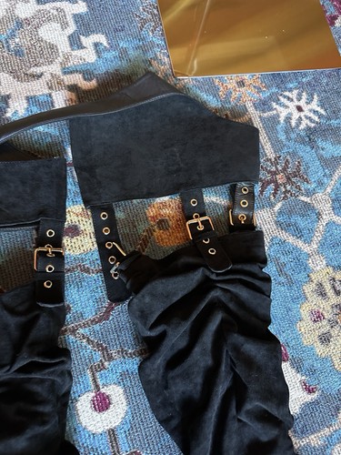 Overknee Strumpfhalter Stiefel Wildleder Größe 9 Damen - Bild 3 von 6