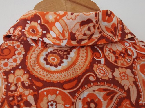 BNWT Joanie 'Velma' Retro Big Collar Paisley Collar Shirt Size UK 12 * NEW - Picture 10 of 11