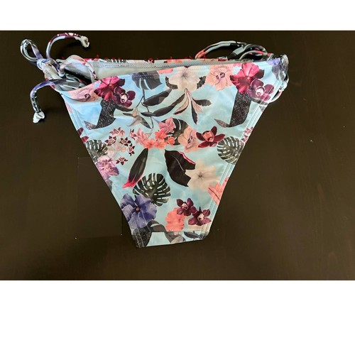 Nuevo con etiquetas South Beach * Bikini azul claro floral parte superior e inferior corbata talla 6 - Imagen 7 de 14