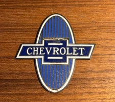 Vintage Chevy Bowtie Badge Chevrolet Emblem Truck Decal Automobile Car Parts