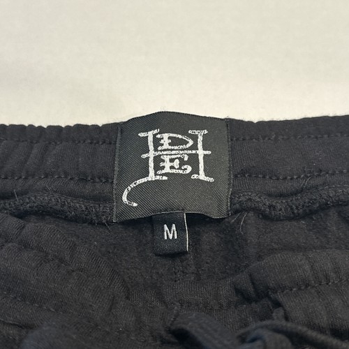 MENS ED HARDY BLACK EMBROIDERED SWEAT SHORTS - NWT Medium - Picture 2 of 6