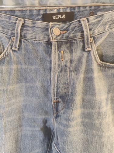 Replay Jeans Men's W34 L36 - Waitom, Blue, Good Condition - Picture 2 of 16