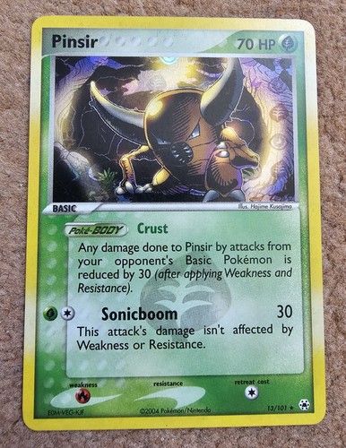 Pinsir 13/101 Reverse Holo Rare - Ex Hidden Legends Pokemon Karte TCG - Bild 1 von 10