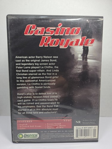 Casino Royale (DVD) Barry Nelson WORLD SHIP AVAIL - Bild 2 von 3