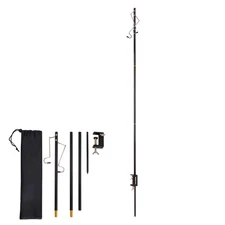 Camping Folding Lantern Stand - Lightweight Collapsible Aluminum Pole, Portab...