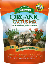 Organic Cactus Potting Soil Mix, Natural  Organic Soil for Cactus, Succulent, P