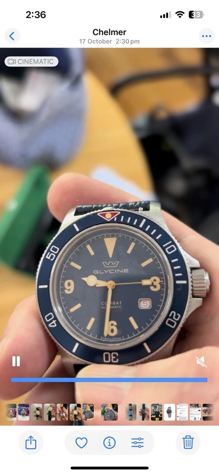 Glycine Combat Vintage Watch GL0260 - image 3 of 4