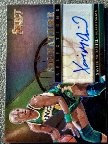 2024-25 Panini Select - Signature Selections XAVIER MCDANIEL AUTO #SS-XAV (AU)