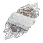 Elegant Lace Table Runner with Sophisticated Embroidery for Home Decor
